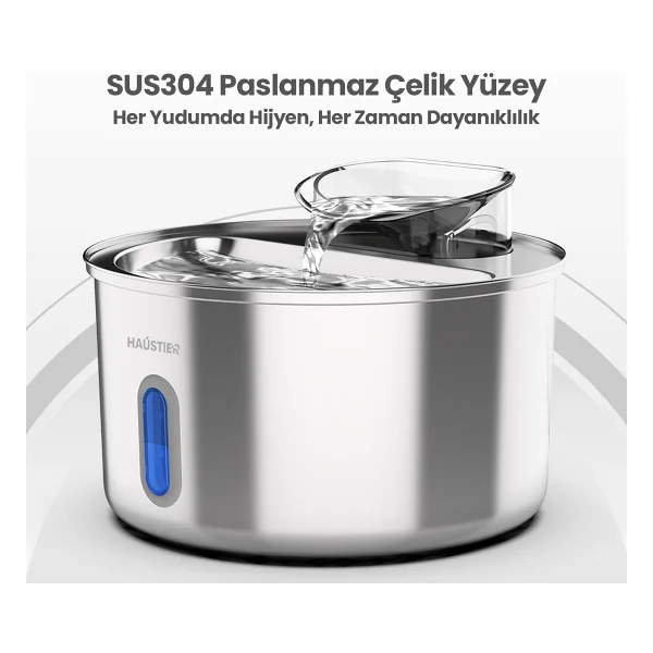 Haustier Wf009l-W 3.5 Lt Otomatik Kedi Su Pınarı - Görsel 7