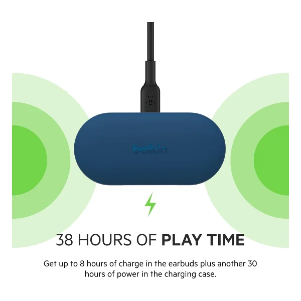 Belkin Soundform Play TWS Kulak İçi Bluetooth Kulaklık Mavi - Görsel 6