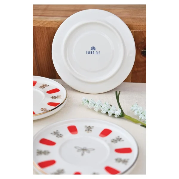 Tabak Evi Acem Zade 12.5 cm Çay Tabağı - Görsel 7