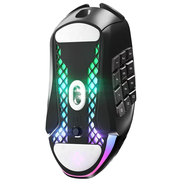 Steelseries Aerox 9 RGB Makrolu Şarjlı Optik Kablosuz Oyuncu Mouse - Görsel 3