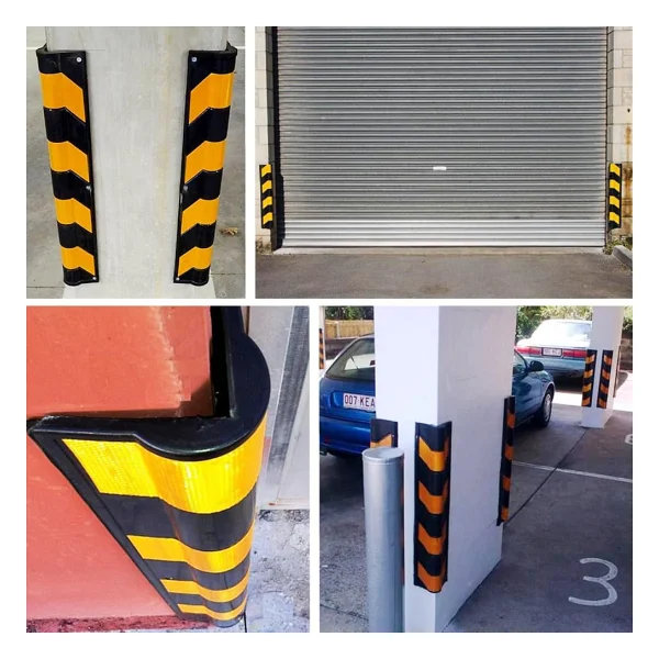 Kolon Koruma Kauçuk Oval Kauçuk Otopark Kolon Köşe Koruyucu (4 Adet) - Görsel 2