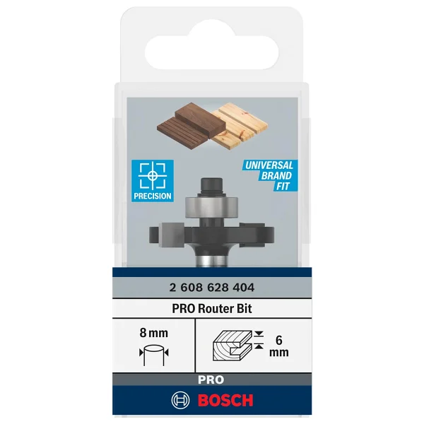 Bosch 2 608 628 Aksesuarı 404 Scheibennutfraeser 8 Mm, D1 32 Mm, U 6 Mm, G 51 Mm - Görsel 2