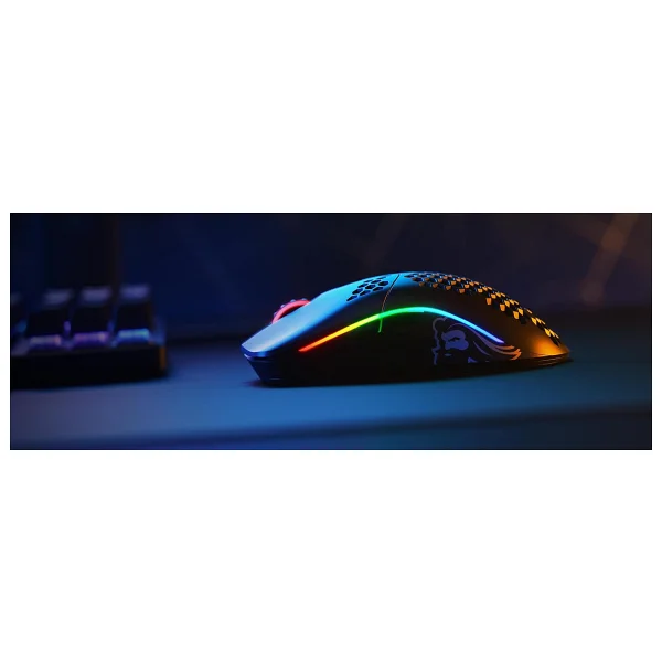 Glorious Model O Rgb Minus Kablosuz Bamf Sensörlü 19000 Dpi 65 Gram Gaming Mouse Mat Siyah - Görsel 7
