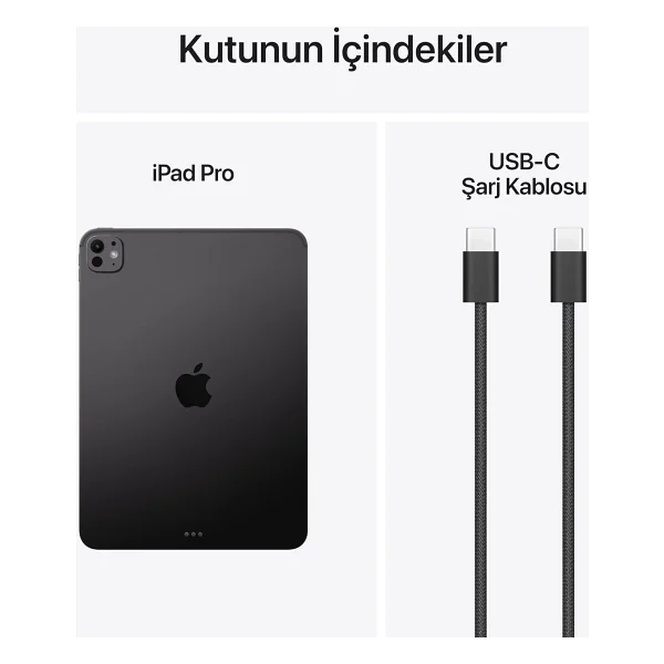iPad Pro M5 Wi-Fi 256 GB 11" Mdwk4tu/A Uzay Siyahı Tablet - Görsel 6