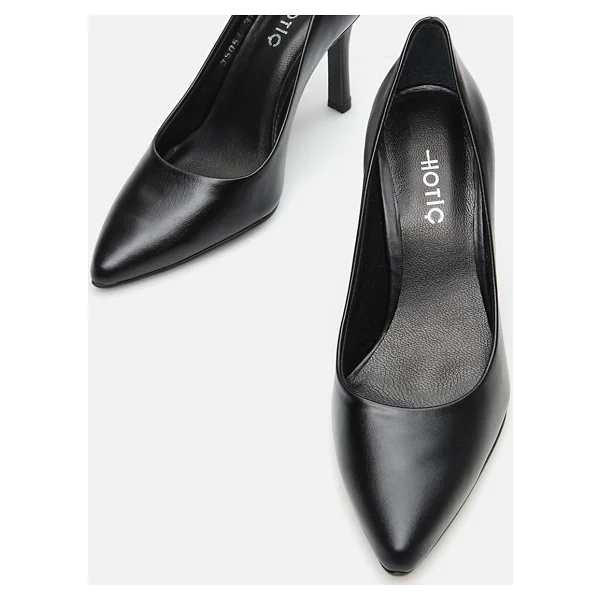 Hotiç Kadın Deri Siyah Stiletto - Görsel 4