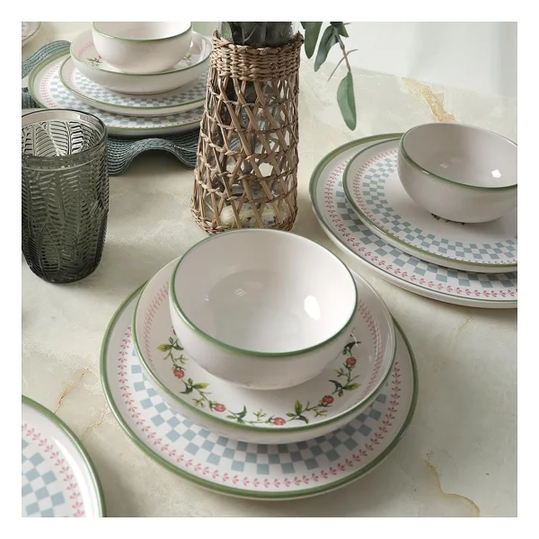 Keramika Rose Line 22909-10-11 24 Parça 6 Kişilik Yemek Takımı - Görsel 3