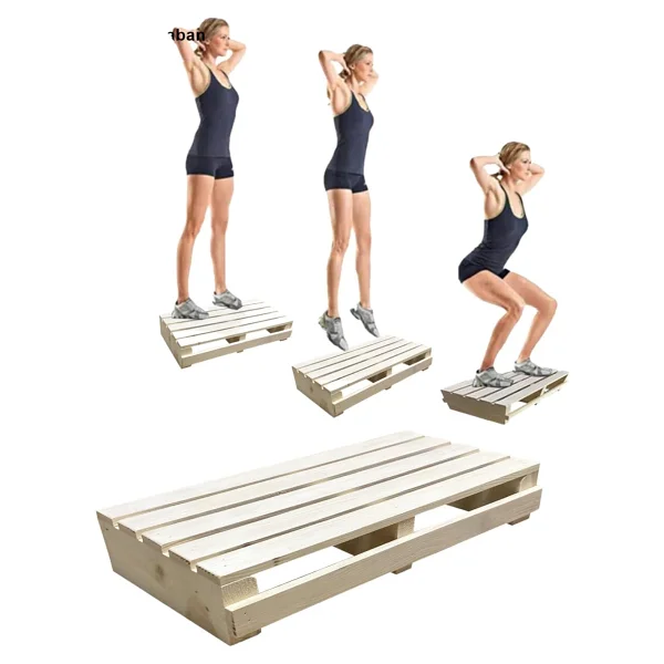 Reyo Dizayn Doğal Ahşap Ev Içi Kullanıma Uygun Kaymaz Tabanlı Step Tahtası 10x25x50 Cm - Görsel 5