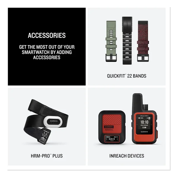Garmin Instinct 3 50mm AMOLED Tactical Edition Akıllı Saat - Görsel 8