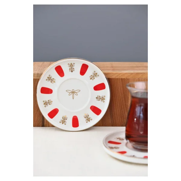 Tabak Evi Acem Zade 12.5 cm Çay Tabağı - Görsel 6
