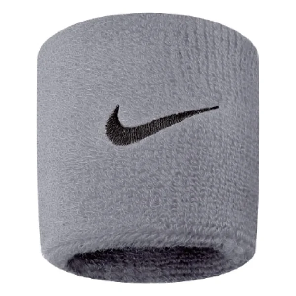 Nike Swoosh Wristbands 2 Unisex Siyah Antrenman Havlu Bileklik N.NN.04.010.OS STD - Görsel 9