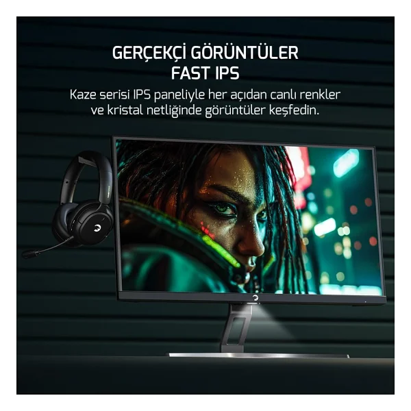 Gamepower Kaze T20 27" 0.5 ms Full HD IPS 240 Hz Oyuncu Monitörü - Görsel 2