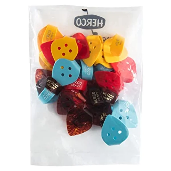 Jım Dunlop He113 Düz Thumbpicks, Ağır, 24/Çanta - Görsel 2