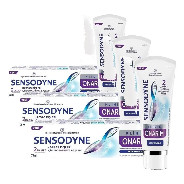 Sensodyne Klinik Onarım Aktif Beyazlık 75 Ml Diş Macunu - Görsel 2