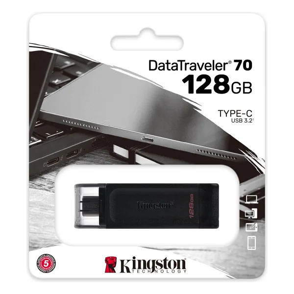 Kingston Datatraveler 70 Dt70/128gb 128 GB Flash Bellek - Görsel 5