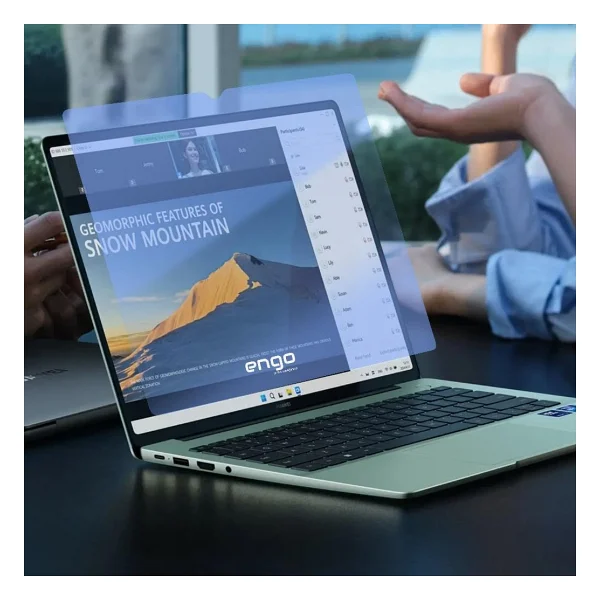 Engo Huawei Matebook 14 14.2 İnç 2024 Ekran Koruyucu Nano Şeffaf - Görsel 4