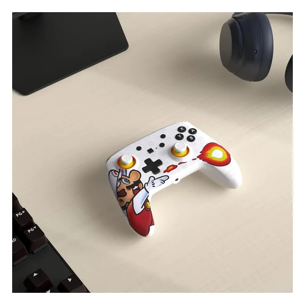 Nintendo Switch için geliştirilmiş kablolu PowerA Controller - Tie Dye Pikachu, Gamepad, oyun kumandası, kablolu denetleyici, resmi lisanslı - Görsel 2