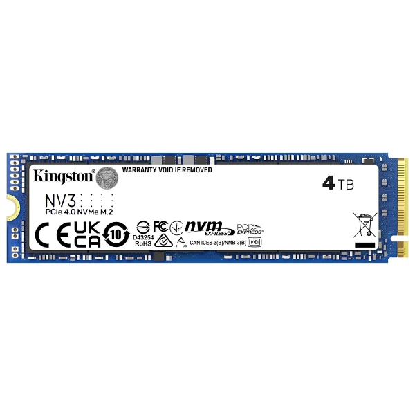 Kingston Nv3 Snv3s/4000g Pcı-Express 4.0 4 TB M.2 SSD - Görsel 2