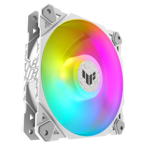 Asus Tuf Gaming Tf120 Beyaz Argb 3'lü 12 Cm Kasa Fanı - Görsel 3