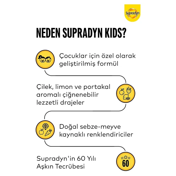 Supradyn Kids Multivitamin 60 Tablet - Görsel 5