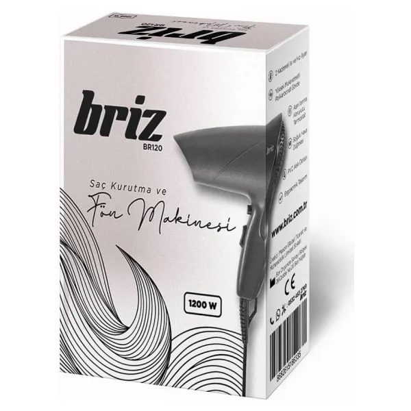 Briz Br120 1200 W Saç Kurutma Makinesi - Görsel 7