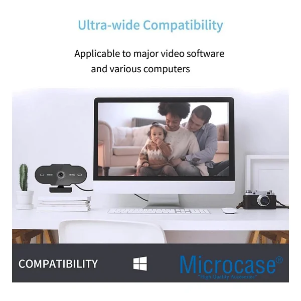 Microcase Al5149 Full HD Mikrofonlu Webcam - Görsel 5