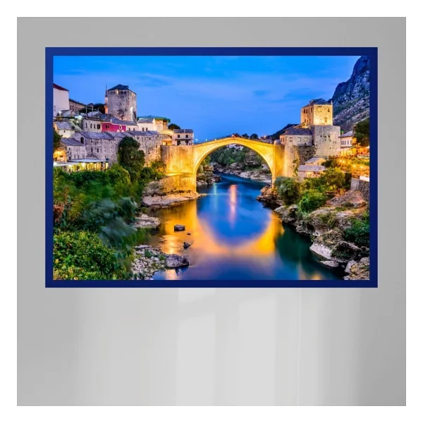 Atlas Sanat Galerisi 20mm Çerçeve, Poliresin, Mat Pvc Kaplamalı, Fotoğraf Puzzle Belge Çerçevesi, Beyaz, 33x48/34x48/35x50/48x68/50x70 Cm, Yatay/Dikey Asılabilir (Altın, 34x48) - Görsel 9