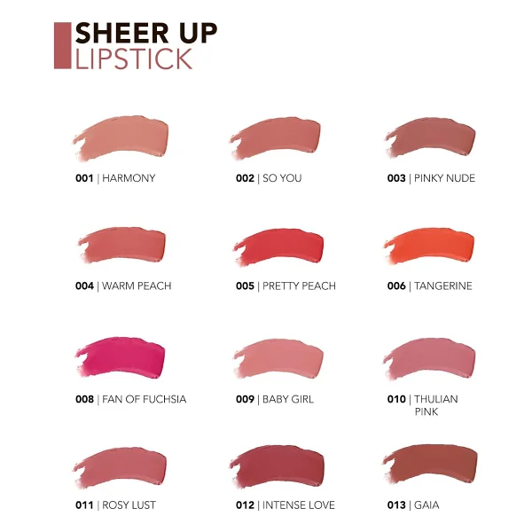 Flormar Sheer Up Parlak Bitişli Nemlendirici 013 Gaia Stick Ruj - Görsel 7