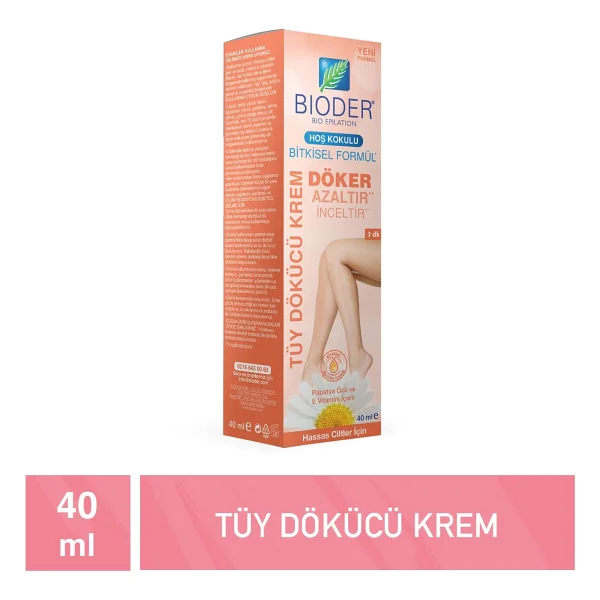 Bioder Hassas Ciltler 40 ml 3 Tüy Dökücü - Görsel 2