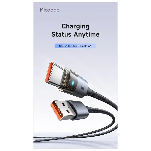 Mcdodo Ca-6890 1.2 M USB To Type-C Hızlı Şarj Kablosu - Görsel 4