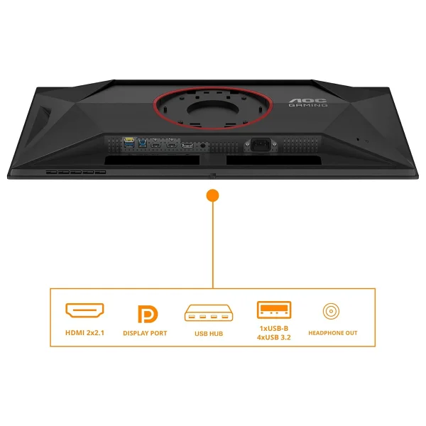Aoc Q27g4zd 27" 0.03 Ms 2k Pivot 280 Hz OLED Oyuncu Monitörü - Görsel 4