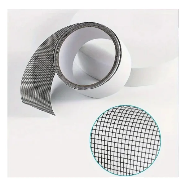 BUFFER Güçlü Yapışkanlı Pencere Tamir Bandı, Böcek Önleyici Yama Bandı 2 mt x 5 cm - Görsel 3