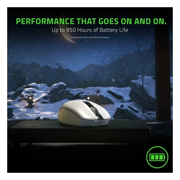 Razer Orochi V2 Rz01-03730400-R3g1 Beyaz Optik Kablosuz Oyuncu Mouse - Görsel 4