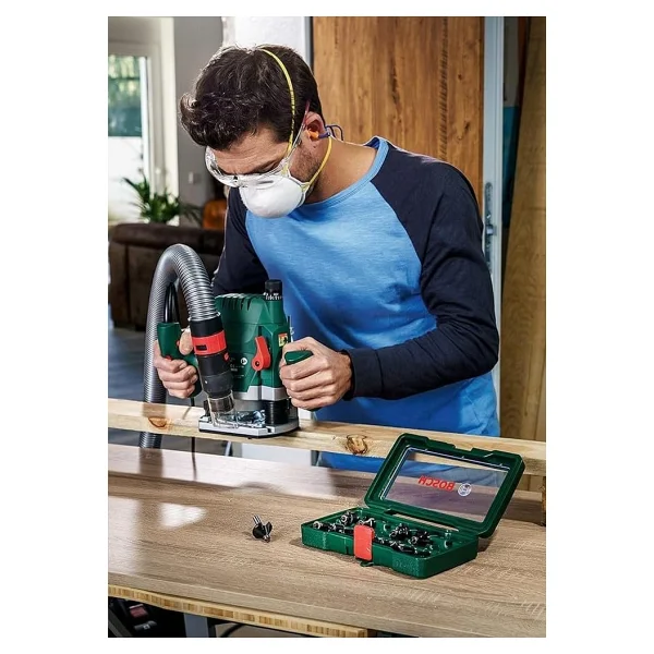 Bosch Professional Accessories 15 parça Freze Seti (Ahşap, frezeler için 8 mm şaftlı aksesuar) - Görsel 4