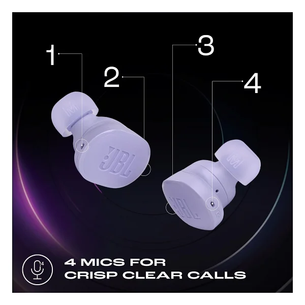 JBL Tune Buds ANC TWS Mor Kulak İçi Bluetooth Kulaklık - Görsel 7