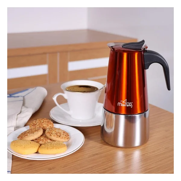 Any Morning Fe001-6 İndüksiyonlu 300 Ml Moka Pot - Görsel 3