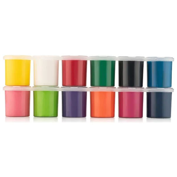 Funny Kids 25 Ml 12 Renk Parmak Boyası - Görsel 5