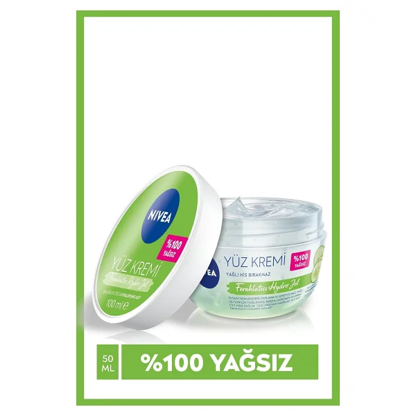 Nivea Ferahlatıcı Hydro Jel Nemlendirici Yüz Kremi 100 ml - Görsel 5