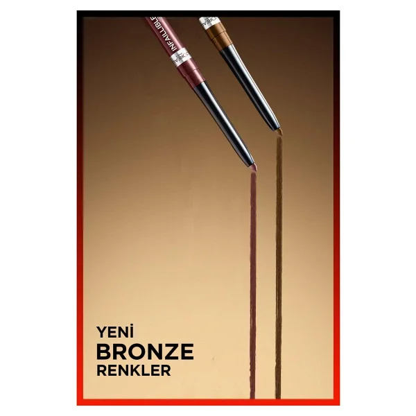L'oreal Paris Automatic Infaillible 12 Bronzed Espresso Göz Kalemi - Görsel 3