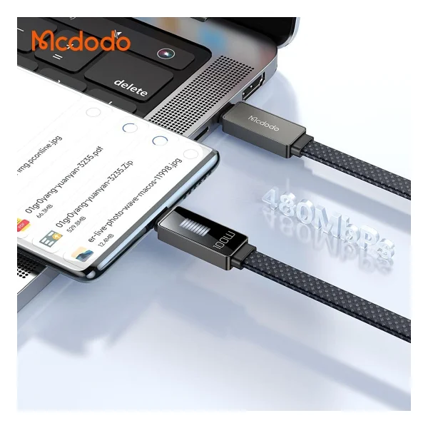 Mcdodo Ca-4470 1.2 M Type-C To Type-C Hızlı Şarj Kablosu - Görsel 5