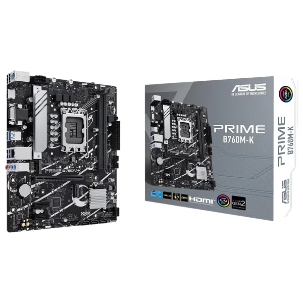 Asus Prime B760m-K Intel Lga1700 DDR5 Micro Atx Anakart - Görsel 2