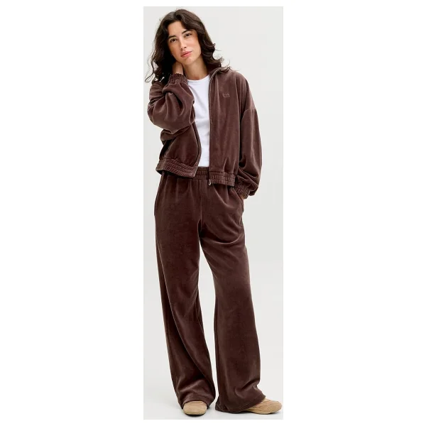 JACK JONES JXSNOOKIE VELVET STRAIGHT MW PANT SWT Kadın Pantolon Bracken XS - Görsel 4