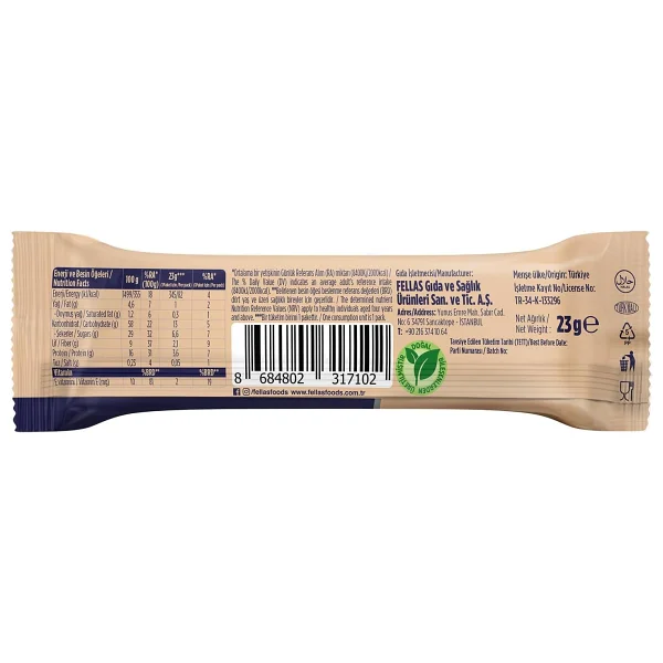 Fellas Granola Bar Kırmızı Meyveli, 23 Gram, 12 Adet - Görsel 2