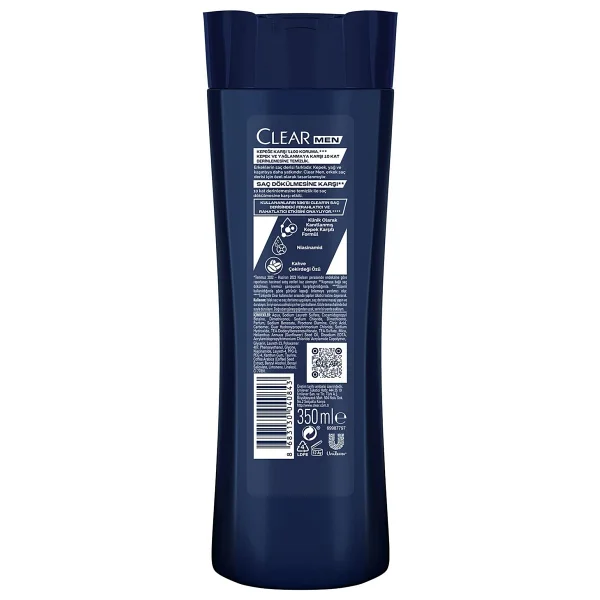 Clear Men Kahve Çekirdeği Özü 350 Ml Saç Dökülmesine Karşı Kepek Şampuanı - Görsel 2