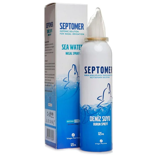 Septomer İzotonik Solüsyon Okyanus Deniz Suyu 125 Ml Burun Spreyi - Görsel 4