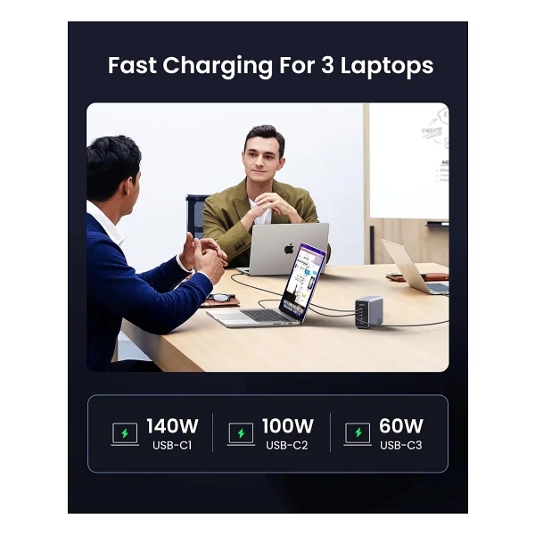 Ugreen Nexode 300 W Hızlı Şarj Adaptörü - Görsel 5