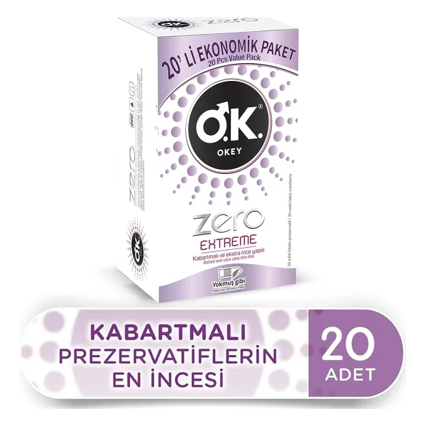 Okey Zero Extreme 20'li Prezervatif - Görsel 4