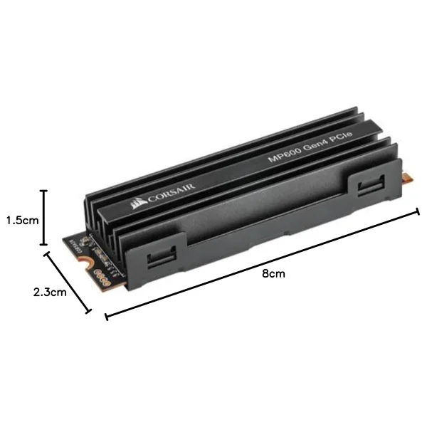 Corsair Force Mp600 SSD-Cssd-F1000gbmp600r2 Pcı-Express 4.0 1 TB M.2 SSD - Görsel 3