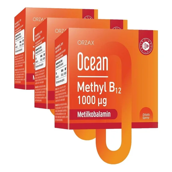 Ocean Methyl B12 1000 mcg 10 ml Dilaltı Sprey - Görsel 8