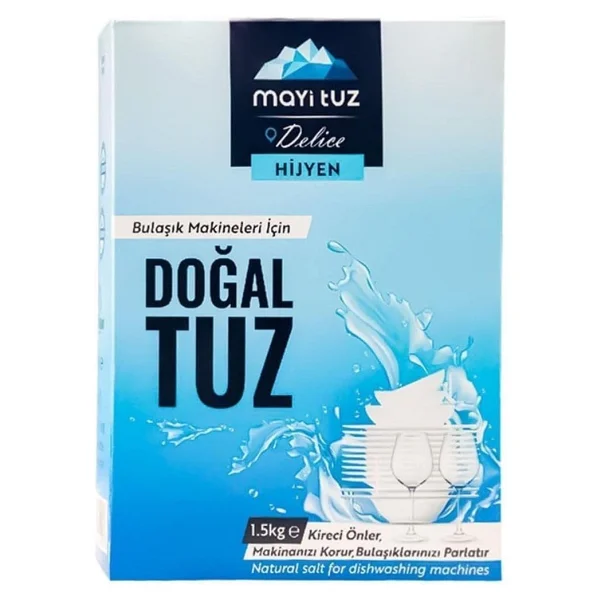 Mayi Tuz Doğal Bulaşık Makinesi Tuzu 3 X 1500 Gr - Görsel 3