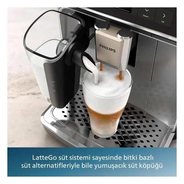 Philips 4400 Serisi LatteGo EP4446/70 Tam Otomatik Espresso Makinesi - Görsel 3